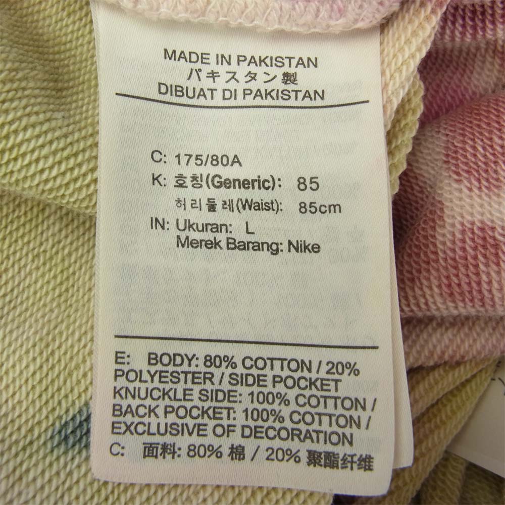 NIKE ナイキ CU4348-638 フレンチテリー ダイ タイダイ スウェット パンツ マルチカラー系 L【中古】