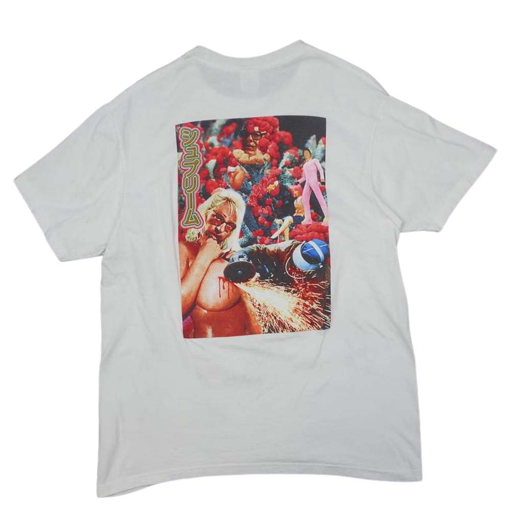 Supreme シュプリーム 19SS Sekintani La Norihiro Boobies Tee セキンタニラノリヒロ ブービーズ グラフィック プリント 半袖 Tシャツ ホワイト系 M【中古】