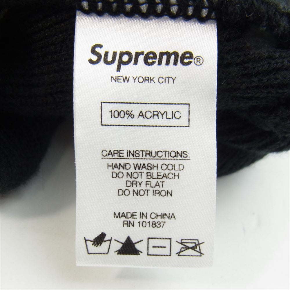 Supreme シュプリーム 20SS Motion Logo Beanie モーション ロゴ ビーニー ニット帽 ブラック系【中古】