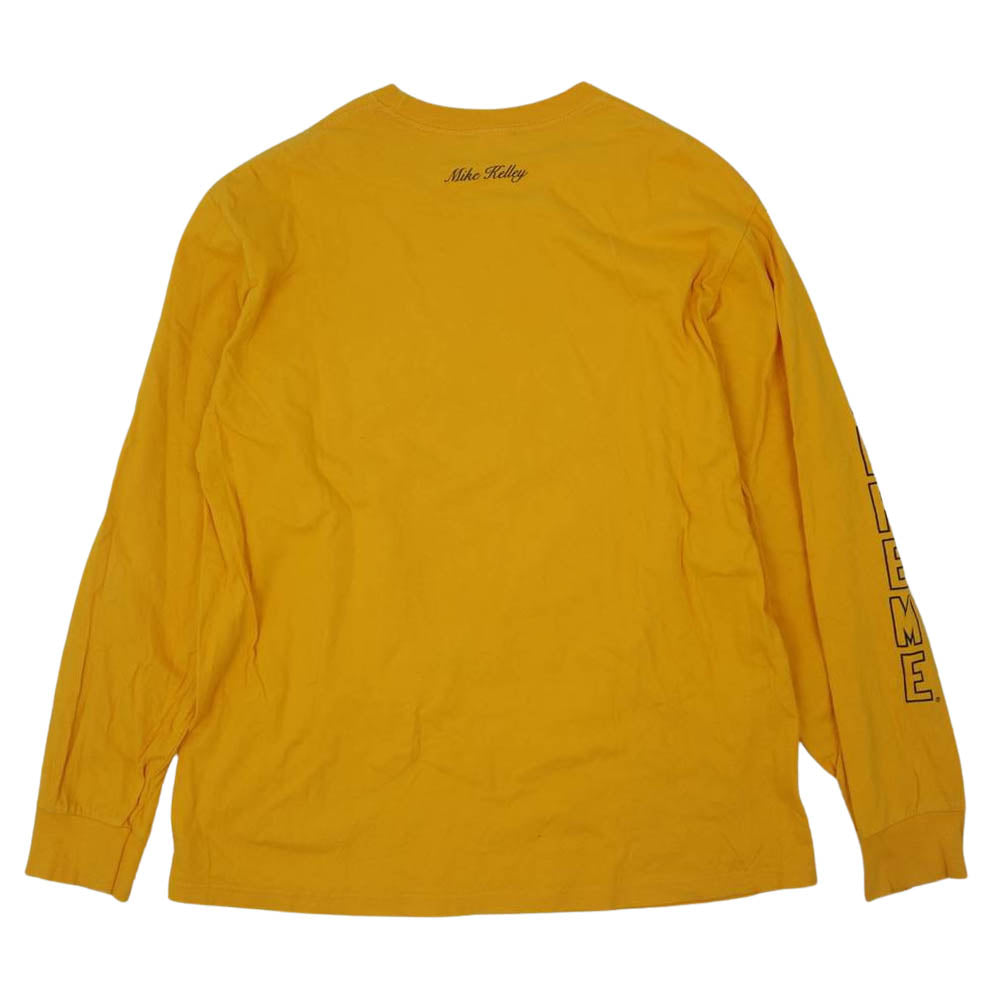 Supreme シュプリーム 18AW Mike Kelly L/S Tee マイクケリー 長袖 Tシャツ イエロー系 L【中古】