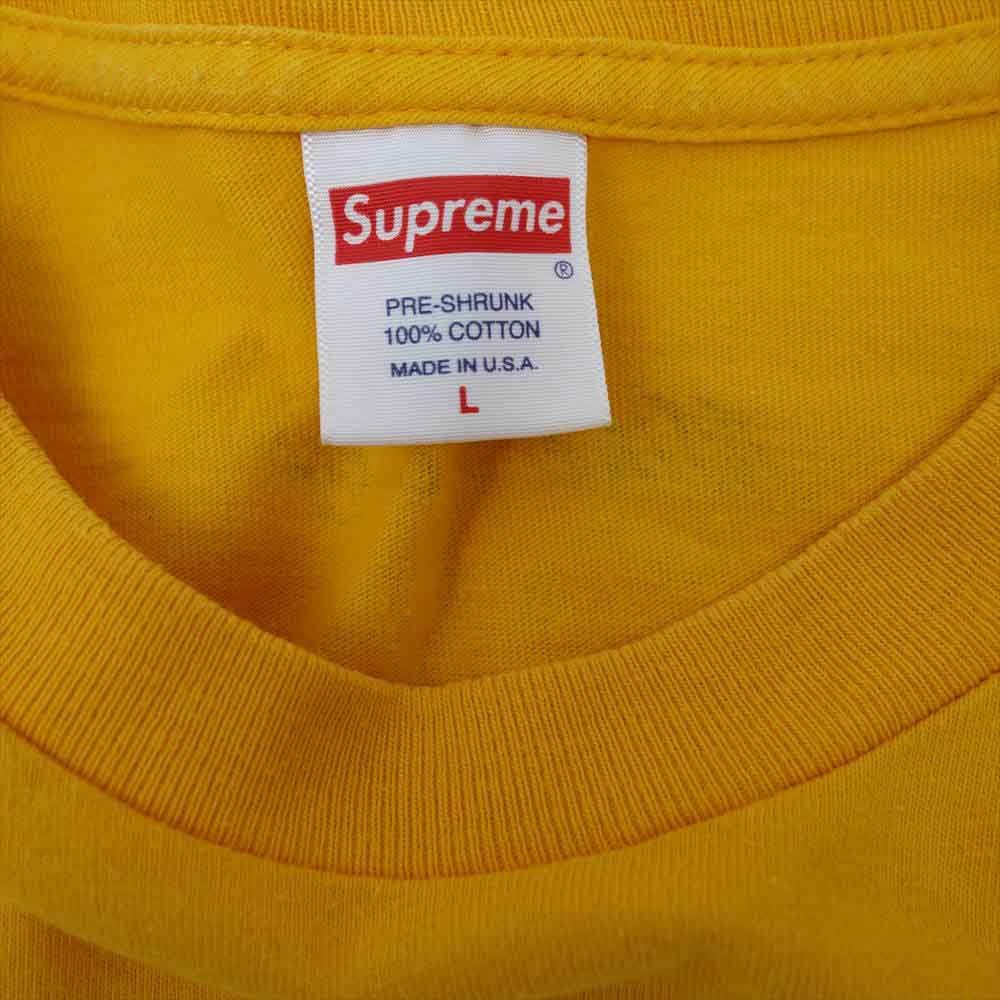 Supreme シュプリーム 18AW Mike Kelly L/S Tee マイクケリー 長袖 Tシャツ イエロー系 L【中古】