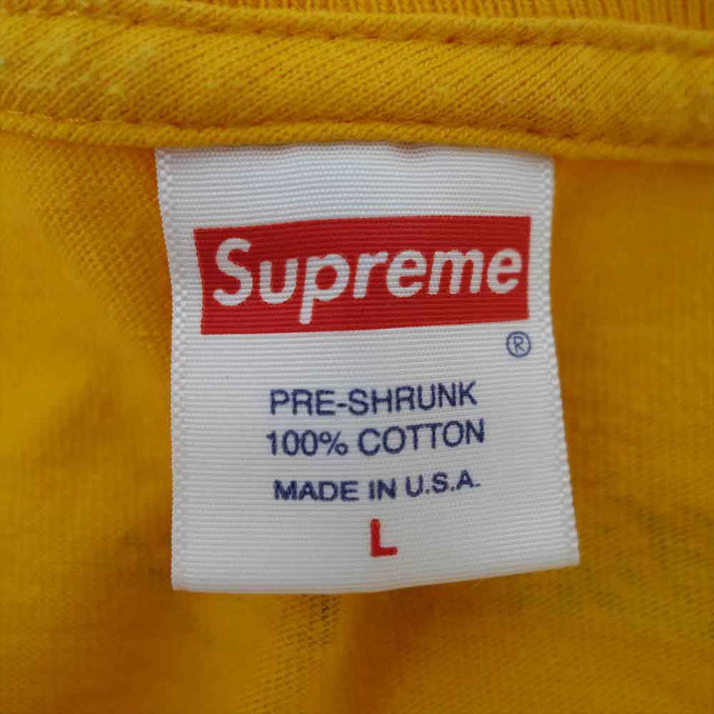 Supreme シュプリーム 18AW Mike Kelly L/S Tee マイクケリー 長袖 Tシャツ イエロー系 L【中古】