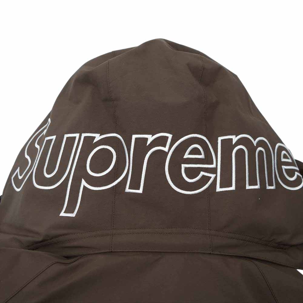 Supreme シュプリーム 18AW GORE TEX 700 Fill Down Parka ゴアテックス 700フィル ダウン ジャケット ブラウン系 M【美品】【中古】