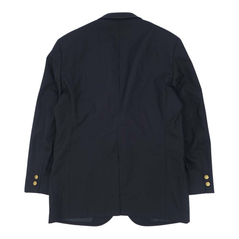 Brooks Brothers ブルックスブラザーズ 3B 金ボタン ウール ブレザー ジャケット ブラック系 BA　A6【中古】