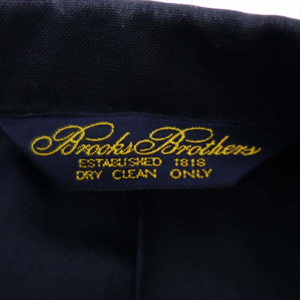 Brooks Brothers ブルックスブラザーズ 3B 金ボタン ウール ブレザー ジャケット ブラック系 BA　A6【中古】