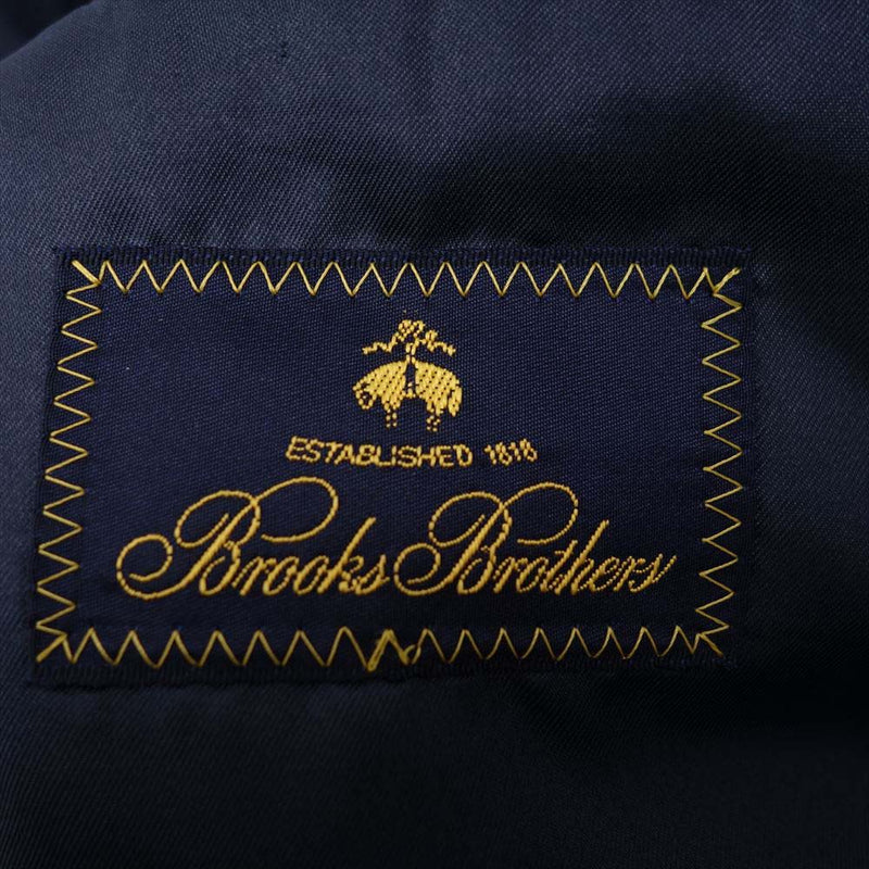 Brooks Brothers ブルックスブラザーズ 3B 金ボタン ウール ブレザー ジャケット ブラック系 BA　A6【中古】