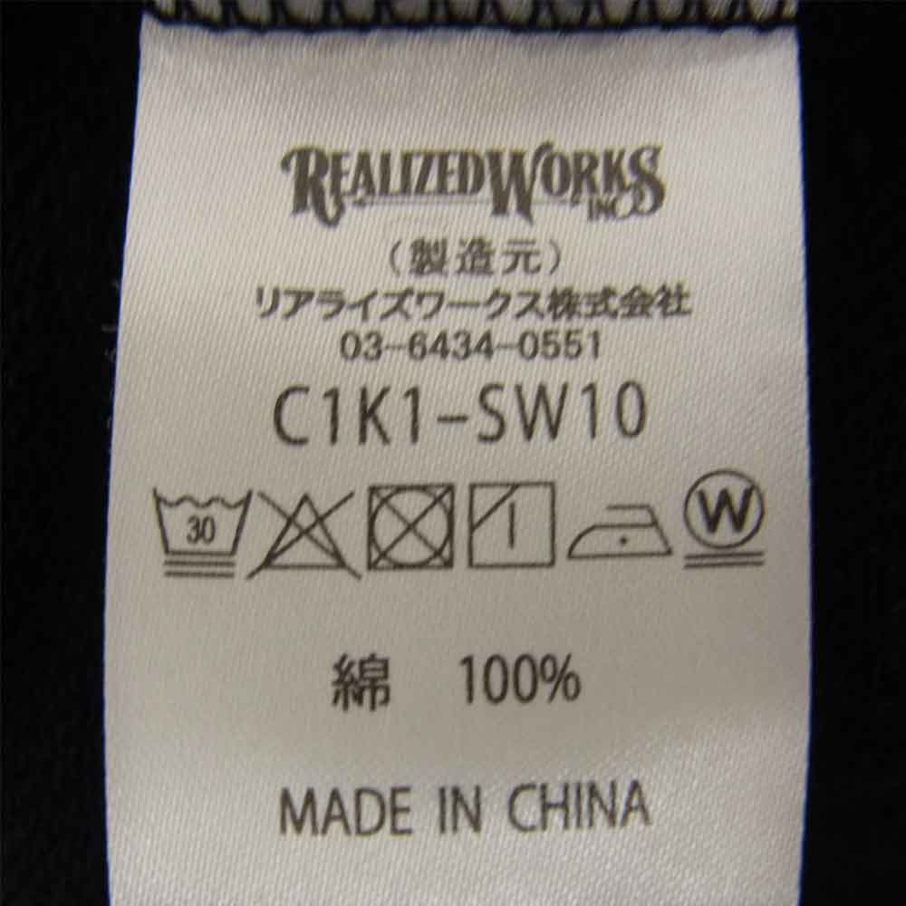 CRIMIE クライミー C1K1-SW10  SWEAT CREW THE CRIMIE プリント スウェット トレーナー ブラック系 XL【中古】