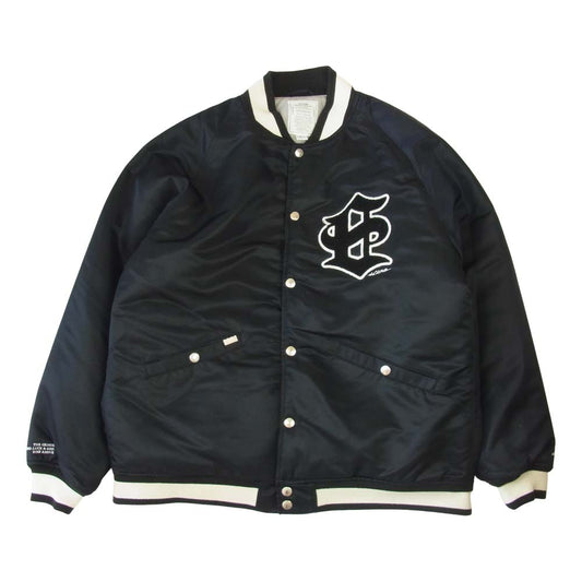 CRIMIE クライミー CR1-02L5-JK31 CR STADIUM JACKET ナイロン スタジアム ジャケット ブラック系 XL【中古】