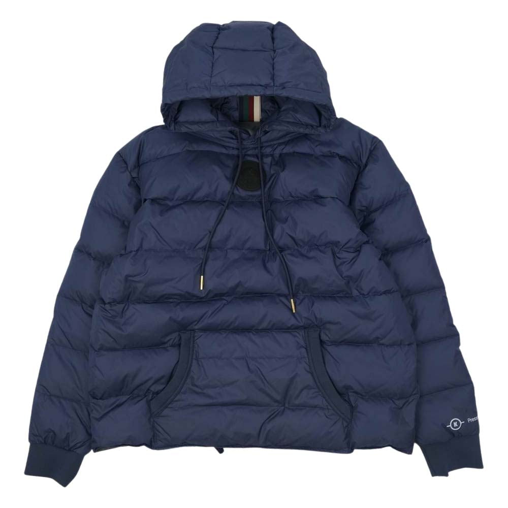 キス 18AW KH1117-105 Carson Down Hoodie カーソン ダウン フーディー プルオーバー パーカー ネイビー系 L【極上美品】【中古】