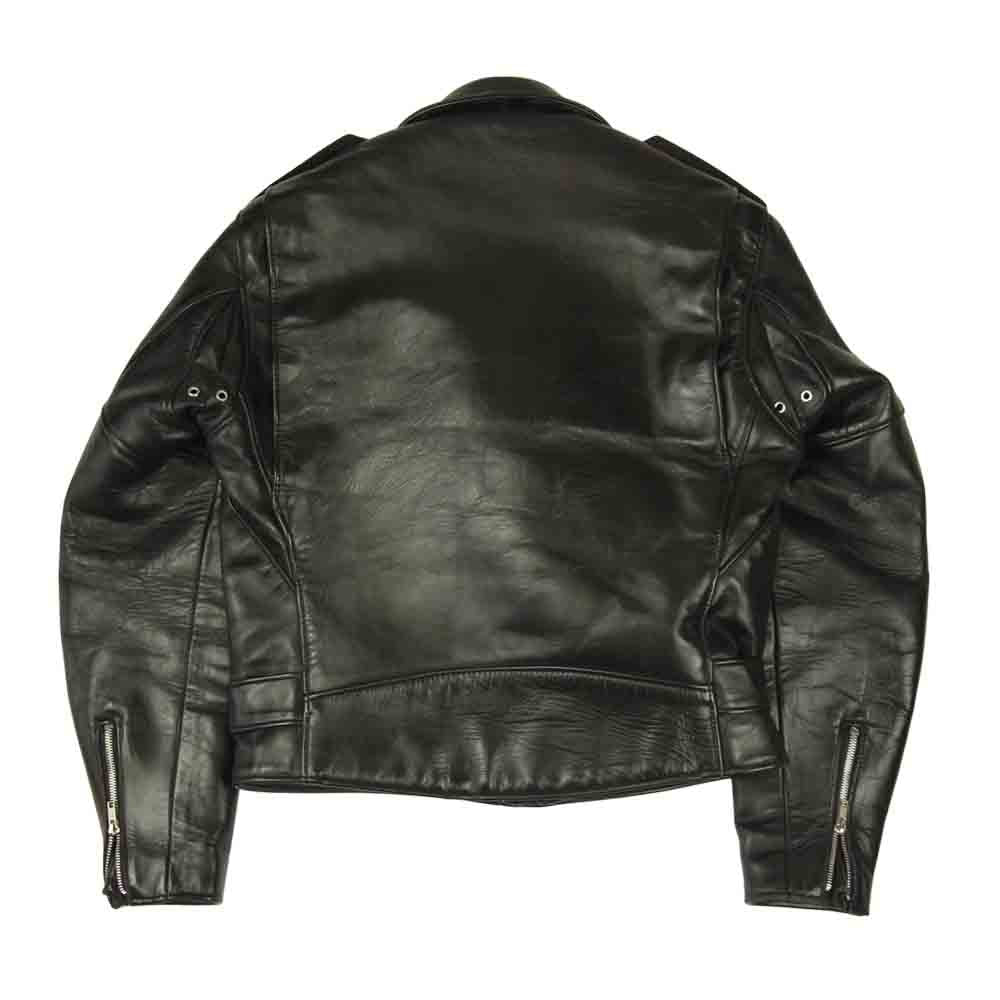 schott ショット 613H ホースハイド ワンスター ダブル ライダース ジャケット ブラック系 38【中古】