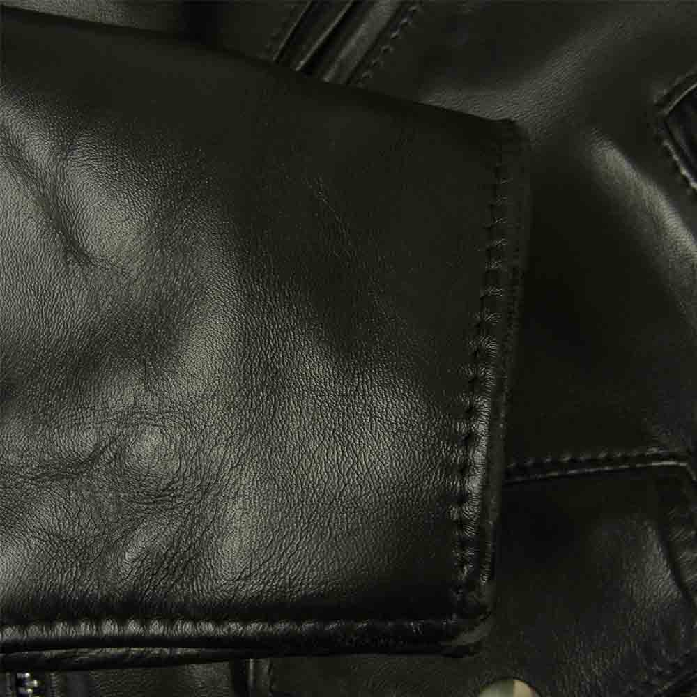 schott ショット 613H ホースハイド ワンスター ダブル ライダース ジャケット ブラック系 38【中古】