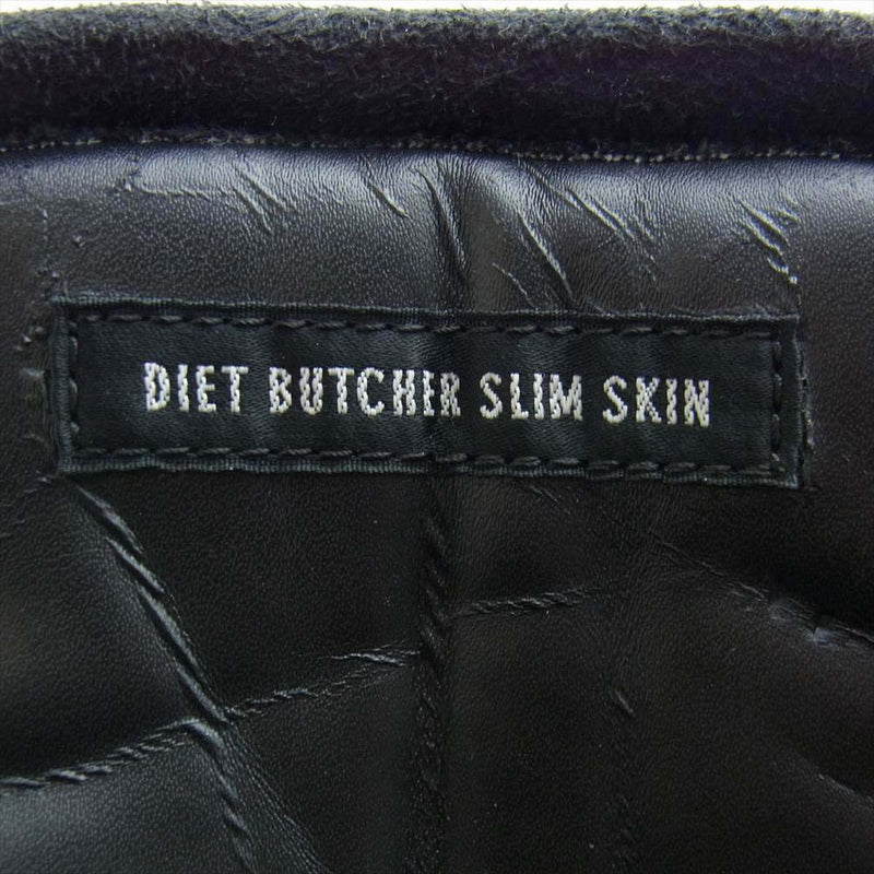 DIET BUTCHER SLIM SKIN ダイエットブッチャースリムスキン キャンバス ハイカット スニーカー ホワイト系 42【中古】