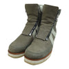ISAMUKATAYAMA BACKLASH イサムカタヤマバックラッシュ NERVE 2WAY WEDGE BOOTS ジップ ハイカット スニーカー グレー系 実寸28cm【中古】
