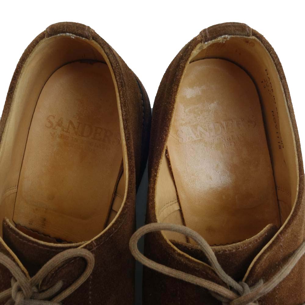 SANDERS サンダース GIBSON SUEDE ギブソン スエード GB7 ブラウン系 7【中古】