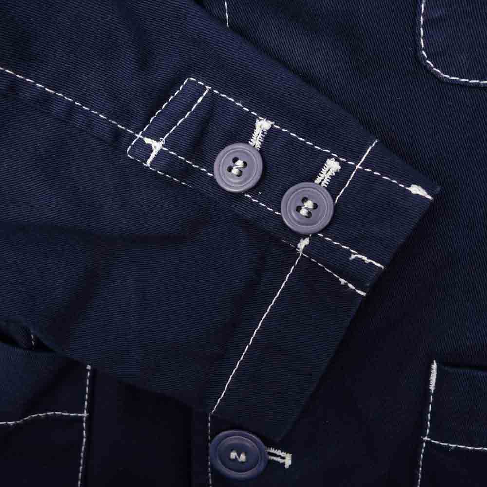 COMME des GARCONS コムデギャルソン SHIRT S25166 フランス製 製品染め ステッチ テーラード ジャケット XS【中古】