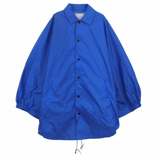 GANRYU ガンリュウ コムデギャルソン ER-J204 AD2016 ポンチョ コーチ ジャケット ブルー系 S【美品】【中古】