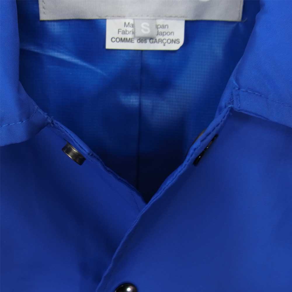 GANRYU ガンリュウ コムデギャルソン ER-J204 AD2016 ポンチョ コーチ ジャケット ブルー系 S【美品】【中古】