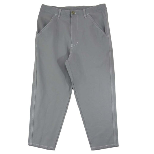 COMME des GARCONS コムデギャルソン SHIRT S24155 フランス製 ポリ縮絨 テーパード パンツ グレー系 XS【美品】【中古】