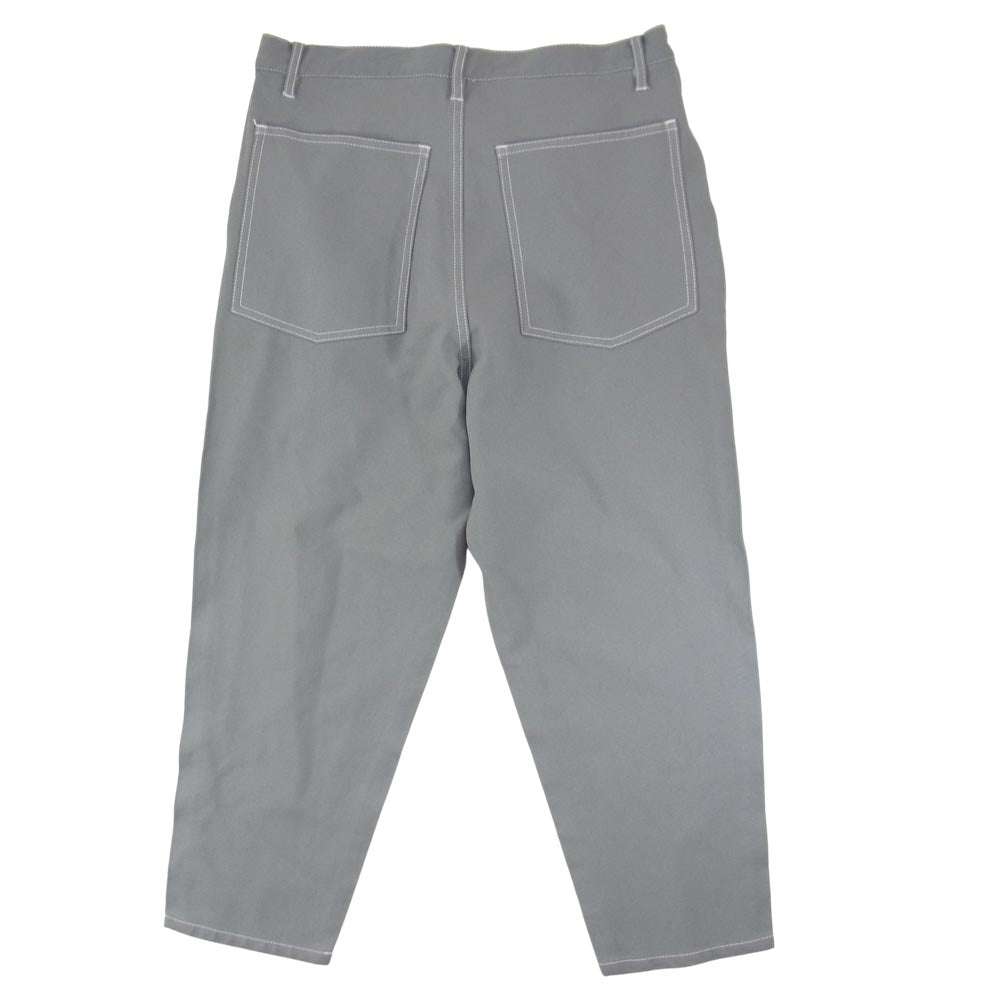 COMME des GARCONS コムデギャルソン SHIRT S24155 フランス製 ポリ縮絨 テーパード パンツ グレー系 XS【美品】【中古】