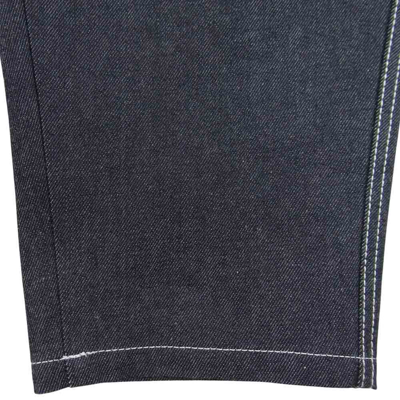 COMME des GARCONS コムデギャルソン SHIRT S25145 フランス製 ビッグ ポケット テーパード デニム パンツ ブラック系 XS【極上美品】【中古】
