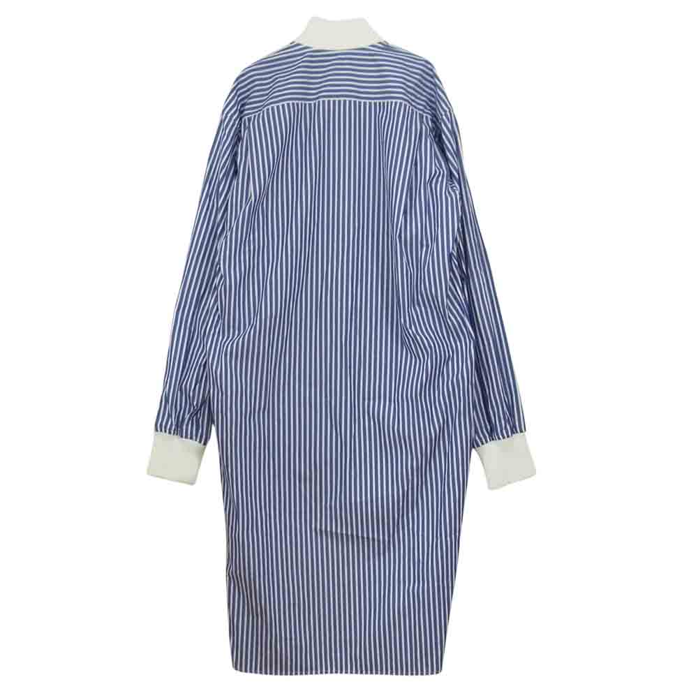 COMME des GARCONS コムデギャルソン SHIRT W25072 フランス製 ロング テール シャツ ブルー系【美品】【中古】