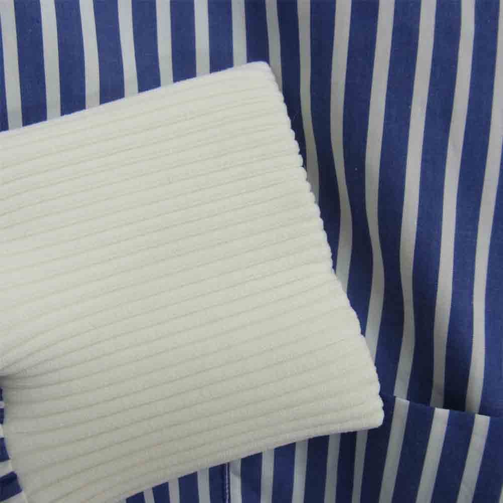 COMME des GARCONS コムデギャルソン SHIRT W25072 フランス製 ロング テール シャツ ブルー系【美品】【中古】