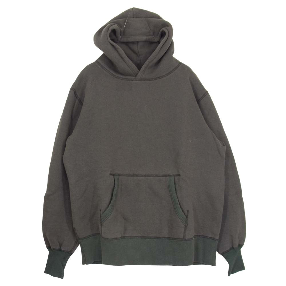 BARNS OUTFITTERS バーンズ プルオーバー スウェット パーカー チャコール系 40【中古】