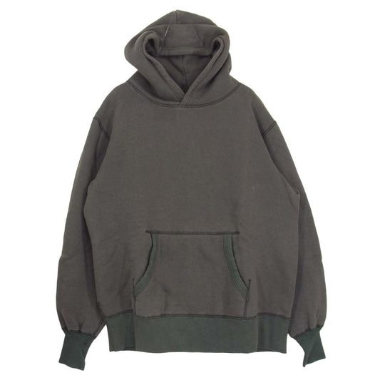 BARNS OUTFITTERS バーンズ プルオーバー スウェット パーカー チャコール系 40【中古】