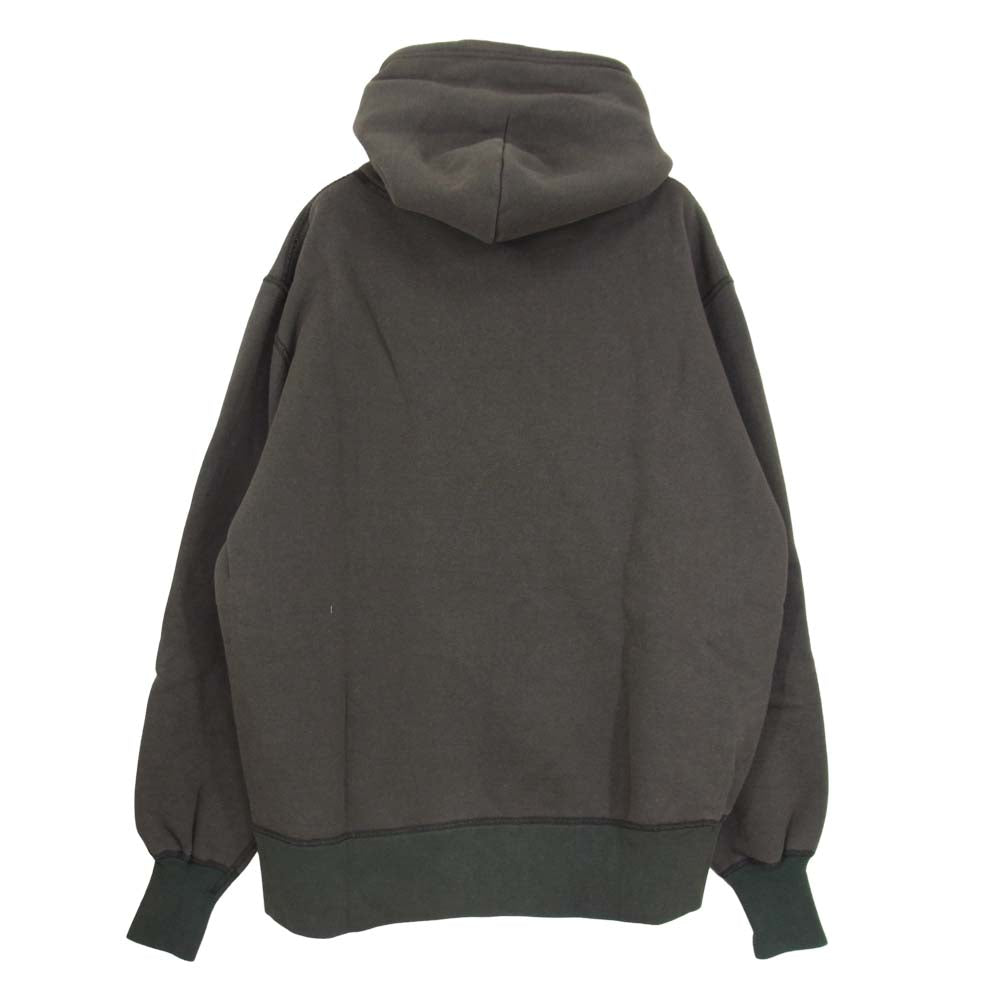 BARNS OUTFITTERS バーンズ プルオーバー スウェット パーカー チャコール系 40【中古】