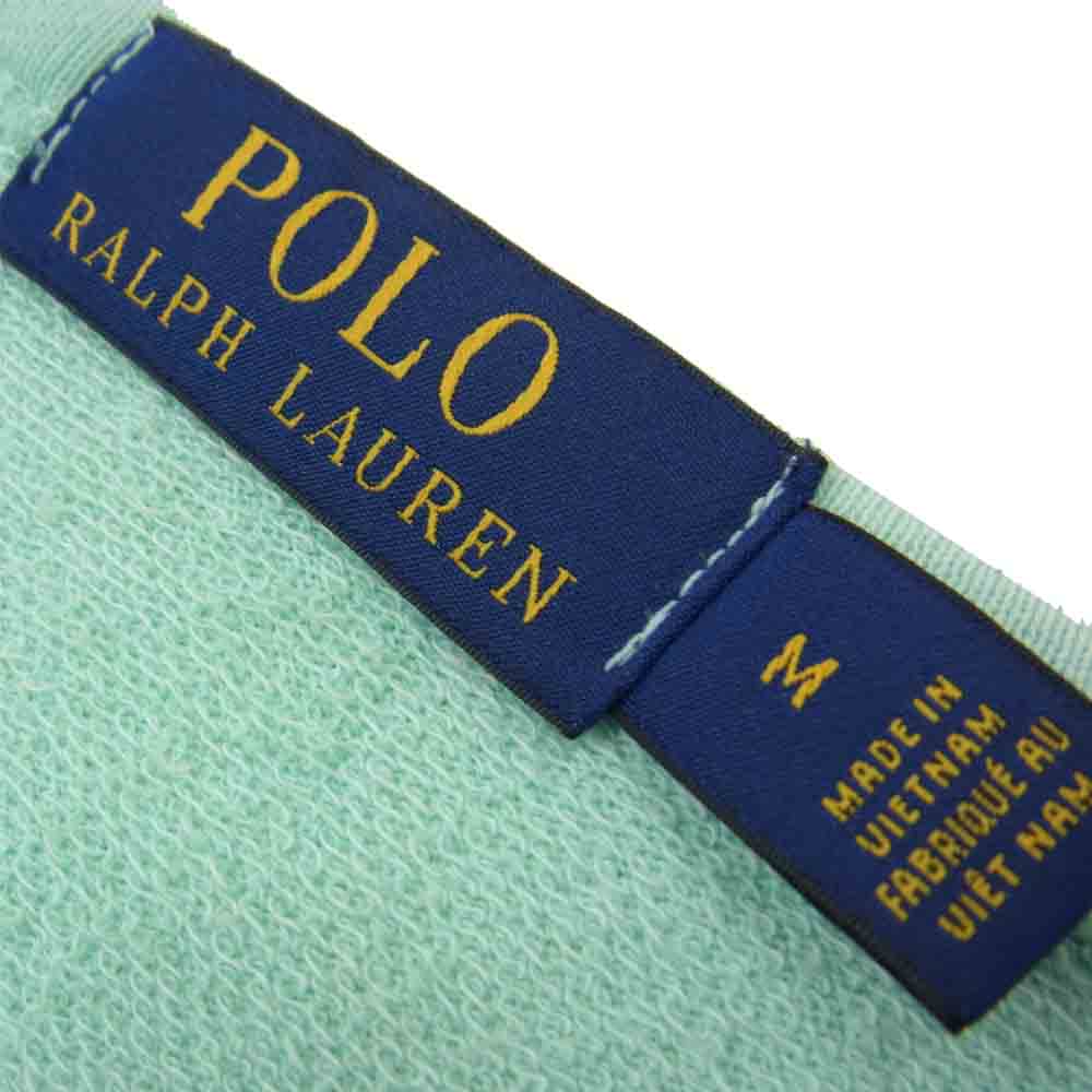 RALPH LAUREN ラルフローレン 国内正規品 ポニー刺繍 クルーネック スウェット ライトグリーン系 M【中古】