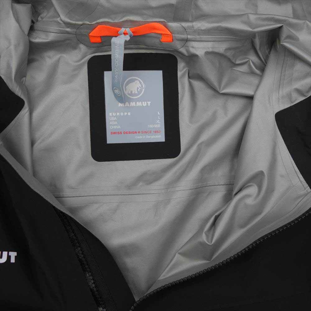 Mammut マムート 1010-28450 Convey Tour HS Hooded Jacket AF Men メンズ フーデッド ジャケット ブラック系 L【美品】【中古】
