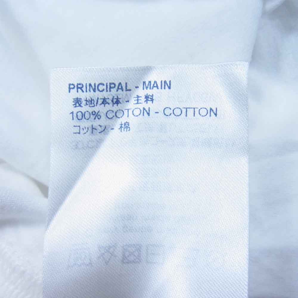 LOUIS VUITTON ルイ・ヴィトン 18AW HFY06W 国内正規品 Printed Patchwork Oversize Tee プリント パッチワーク 半袖Tシャツ ホワイト系 M【中古】
