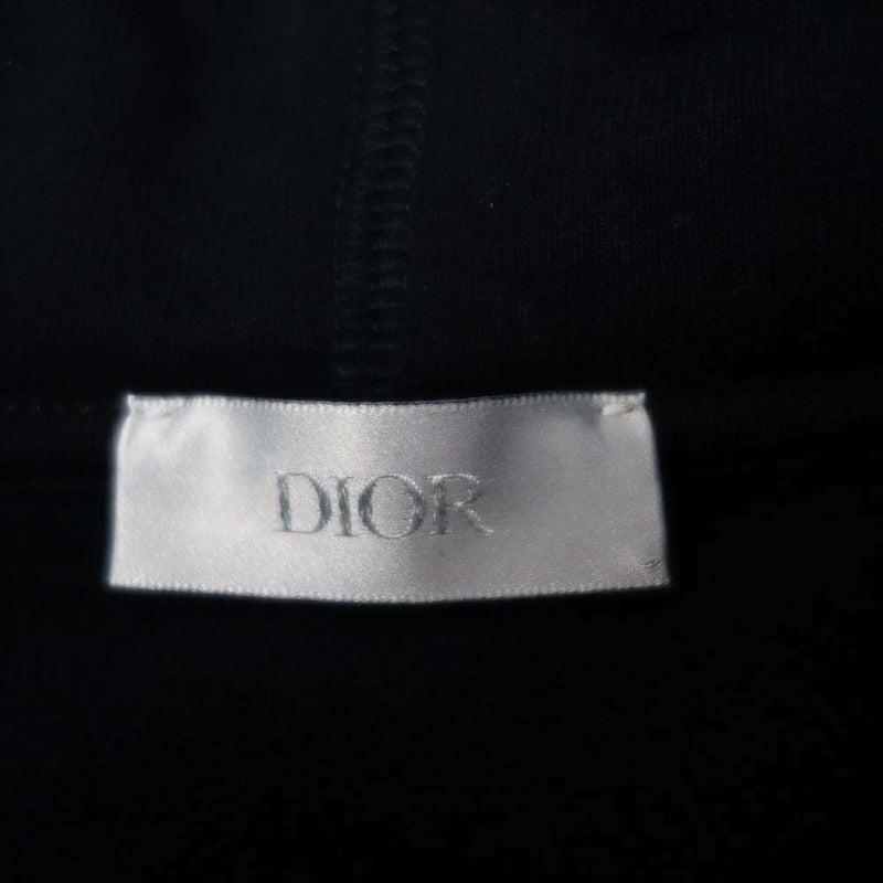 Dior ディオール 20AW 043J646A0531 ATELIER アトリエ ロゴ プルオーバー パーカー フーディ ブラック系 L【中古】