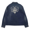Dior ディオール × Shawn Stussy 国内正規品 20AW 033D491AY988 Bee Denim Jacket ショーン ステューシー ビー デニム ジャケット インディゴブルー系 50【中古】