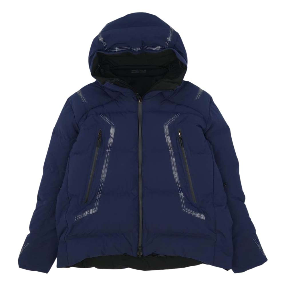 Dior ディオール AND DESCENTE 国内正規品 20AW 113C401A5093 水沢ダウン テクニカル ファブリック ダウンジャケット ネイビー系 52【中古】