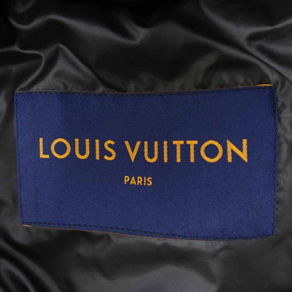 LOUIS VUITTON ルイ・ヴィトン 1A90HM 国内正規品 LVSE モノグラム フラワー キルテッド フーディ ジャケット ブラック系 52【中古】