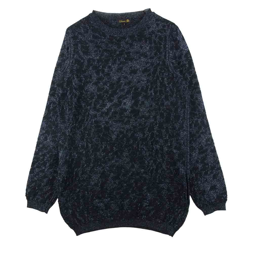 Drawer ドゥロワー 6513-299-0135 ポリエステル ナイロン モヘア混 ウール ラメ糸 ニット 日本製 ブラック系 1【中古】