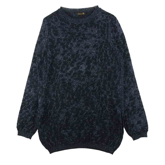 Drawer ドゥロワー 6513-299-0135 ポリエステル ナイロン モヘア混 ウール ラメ糸 ニット 日本製 ブラック系 1【中古】