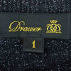 Drawer ドゥロワー 6513-299-0135 ポリエステル ナイロン モヘア混 ウール ラメ糸 ニット 日本製 ブラック系 1【中古】
