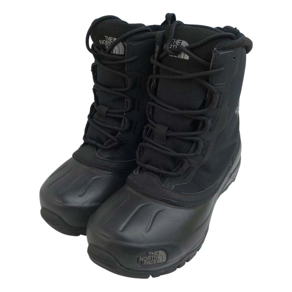THE NORTH FACE ノースフェイス nf51960 Snow Shot 6 Boots スノー ショット ブーツ ブラック系 25.0cm【中古】