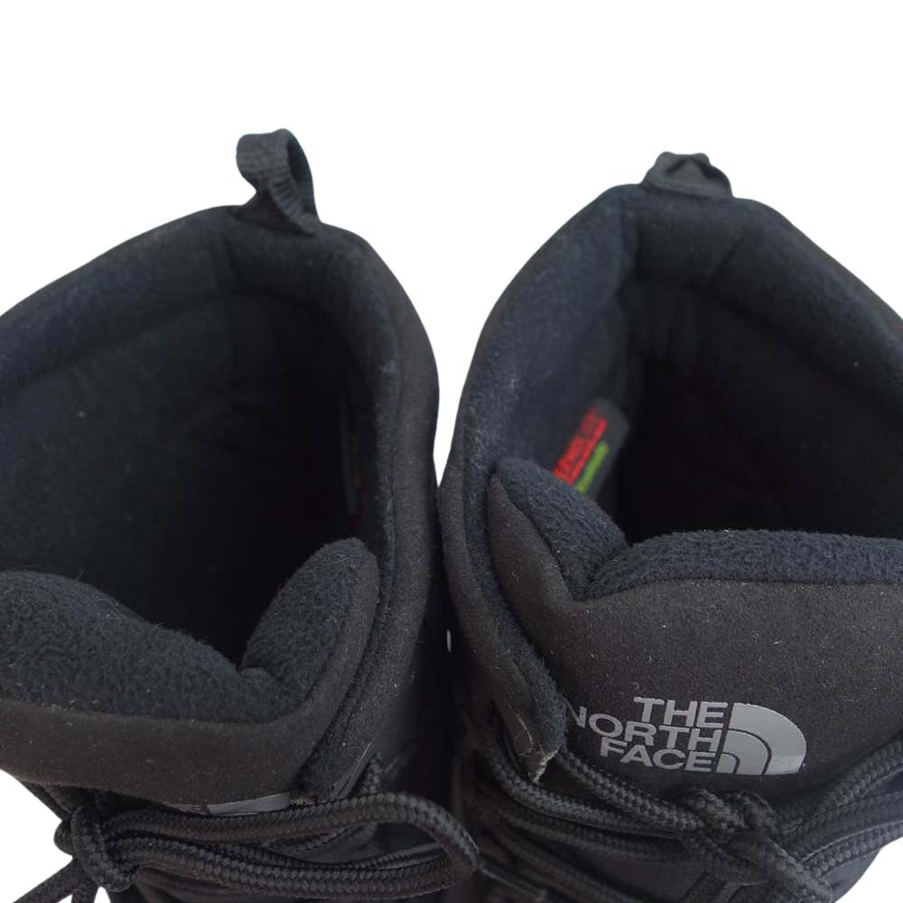 THE NORTH FACE ノースフェイス nf51960 Snow Shot 6 Boots スノー ショット ブーツ ブラック系 25.0cm【中古】