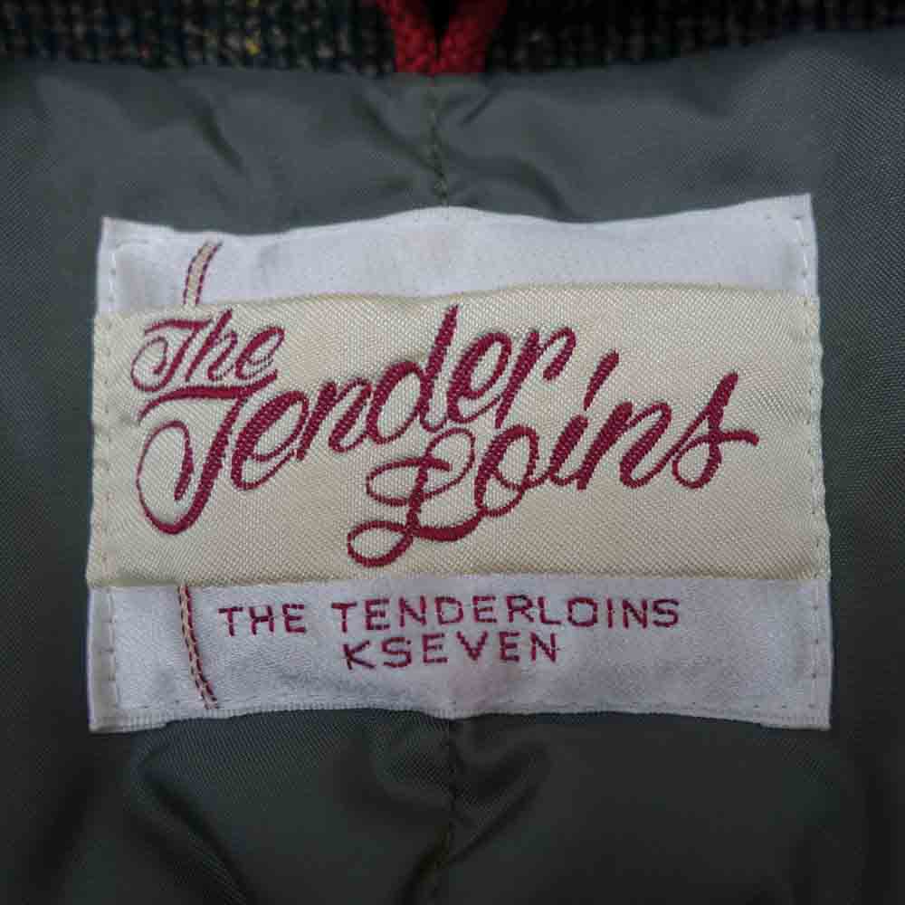 TENDERLOIN テンダーロイン T-HUNTING DOWN JKT ハンティング ダウンジャケット フード付き レッド系 S【極上美品】【中古】