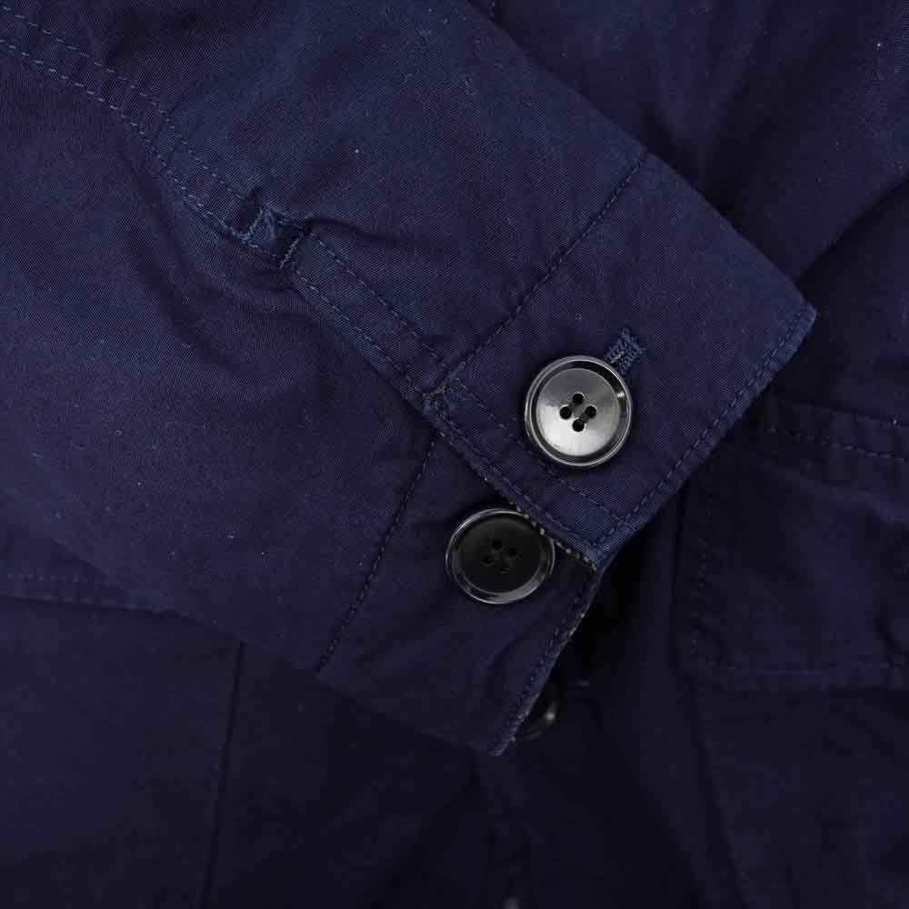 TENDERLOIN テンダーロイン T-HUNTING DOWN JKT ハンティング ダウンジャケット フード付き ネイビー ダークネイビー系 S【美品】【中古】