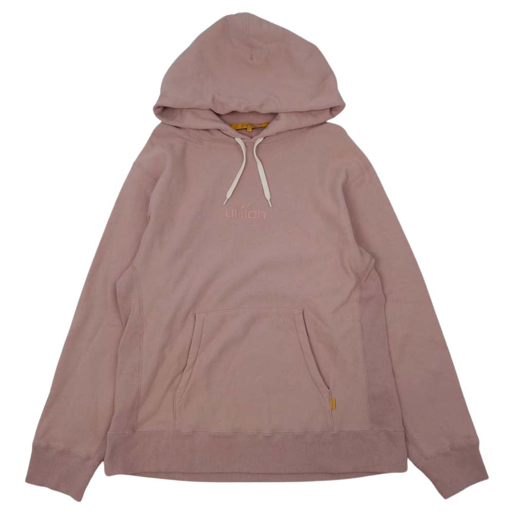UNION 21F06 LA プルオーバー フーディ パーカー ピンク系 4【中古】