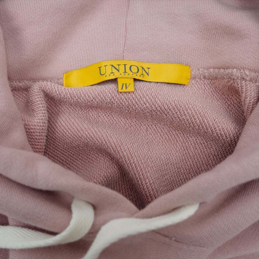 UNION 21F06 LA プルオーバー フーディ パーカー ピンク系 4【中古】