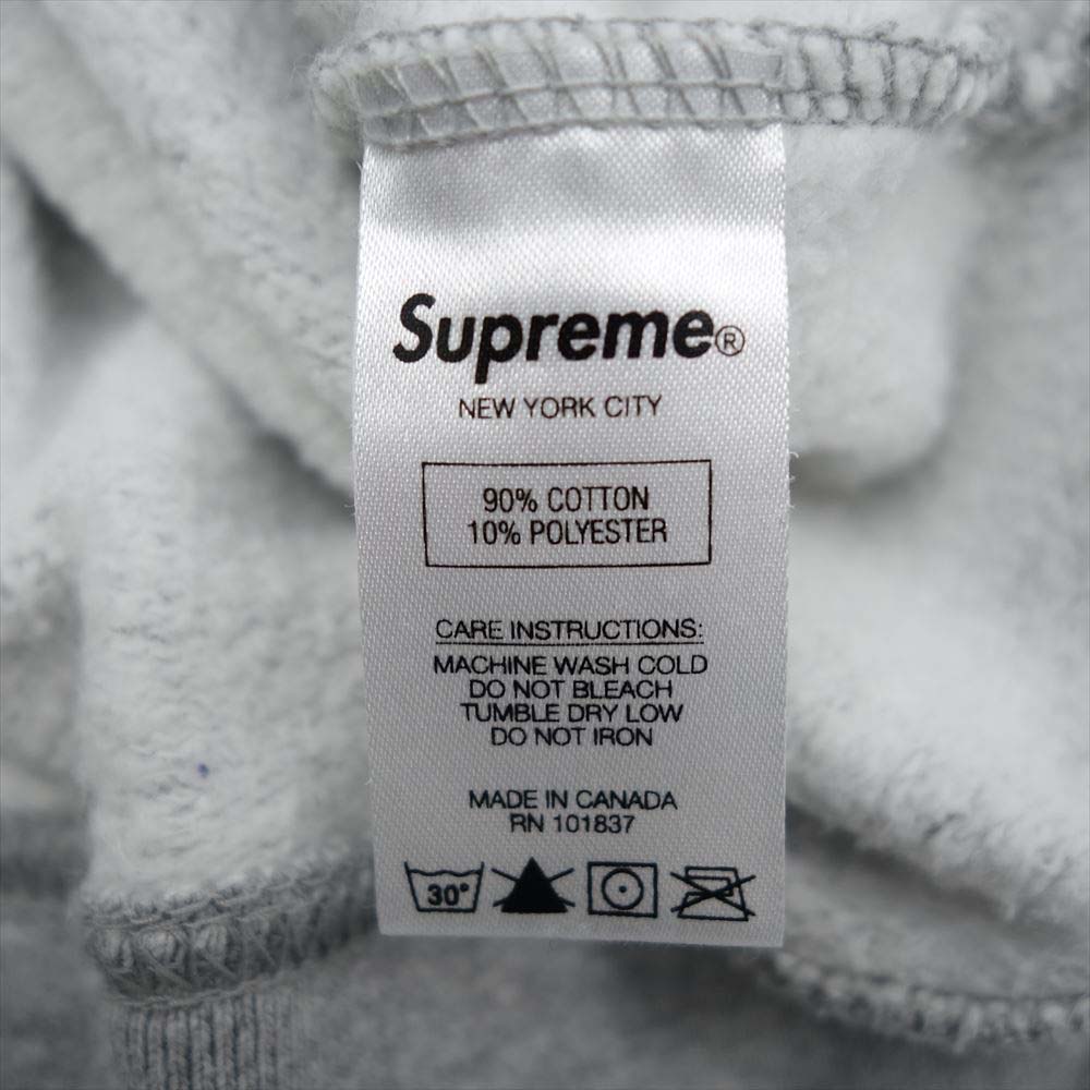 Supreme シュプリーム 20SS Cutout Logo Crowneck クルーネック スウェット トレーナー グレー系 M【極上美品】【中古】