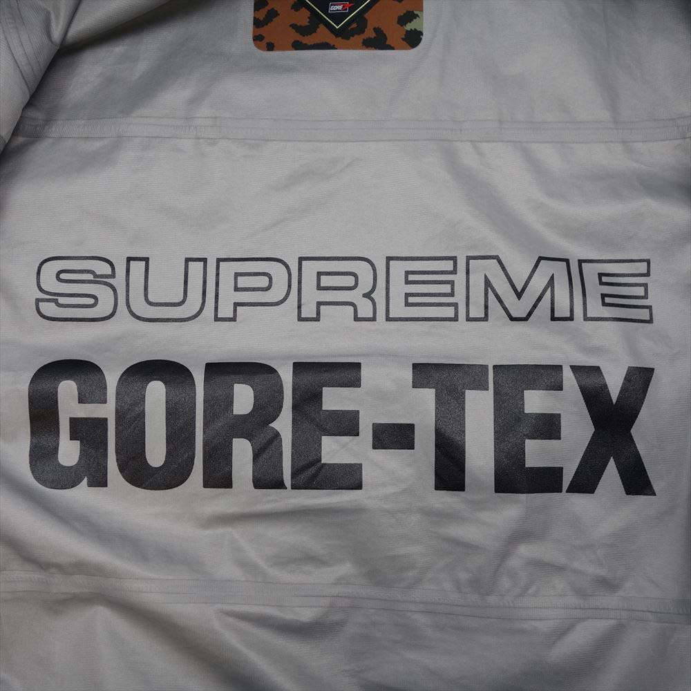 Supreme シュプリーム 19AW GORE-TEX TAPED SEAM JACKET ゴアテックス レオパード柄 ジャケット ブラウン系 S【中古】