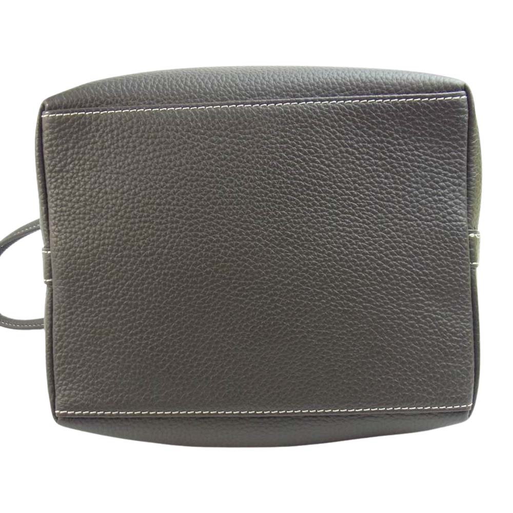 VASIC ヴァジック BOND ボンド レザー ハンド バッグ グレー系 1100a【美品】【中古】