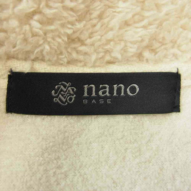 nano universe ナノユニバース フリース ジャケット ホワイト系 M【中古】
