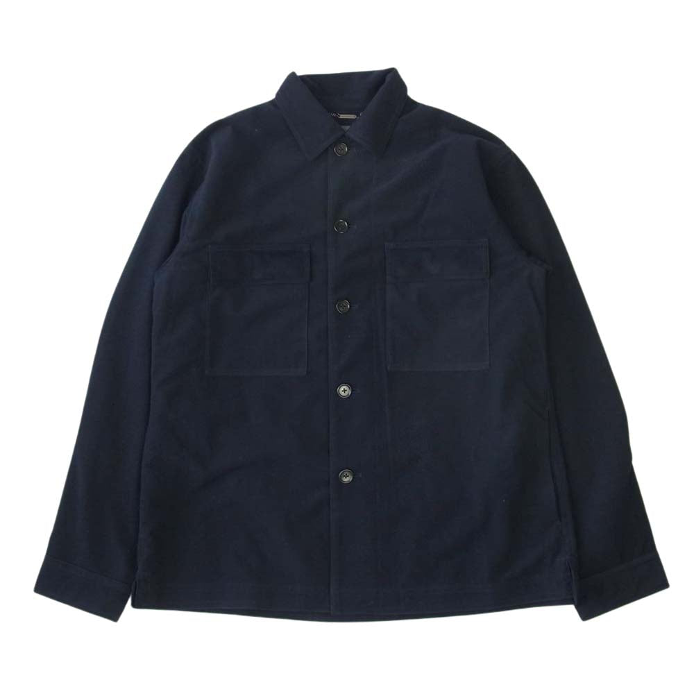 nano universe ナノユニバース テック コーデュロイ ジャケット ネイビー系 XL【中古】
